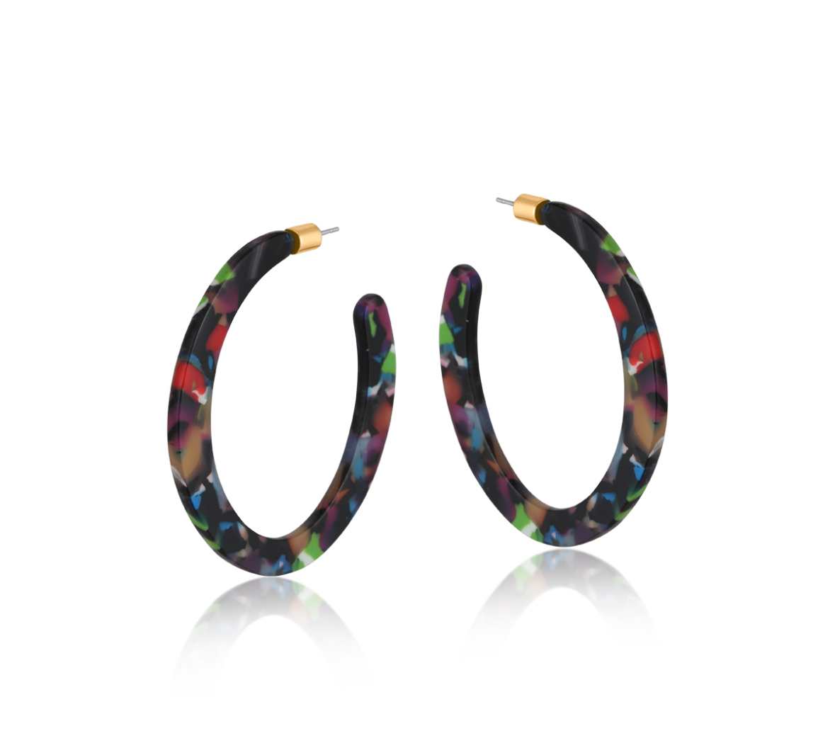 Celine Hoops Green