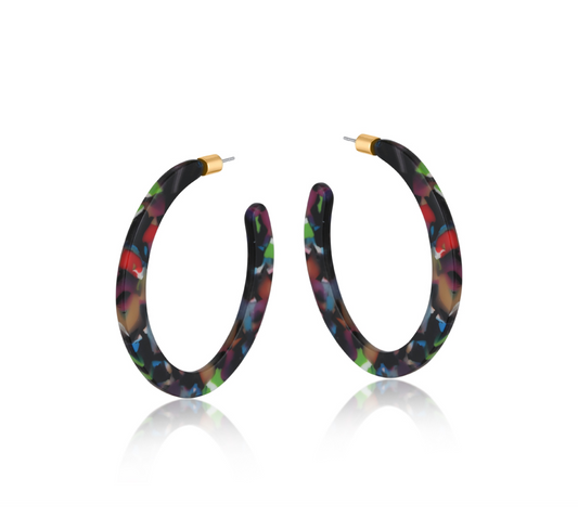 Celine Hoops Green