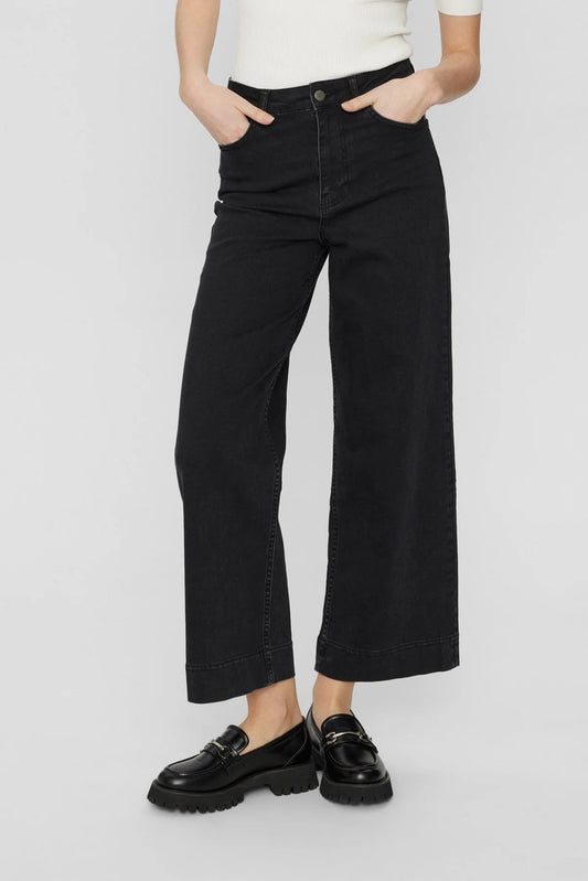 Paris Jeans Cropped Black