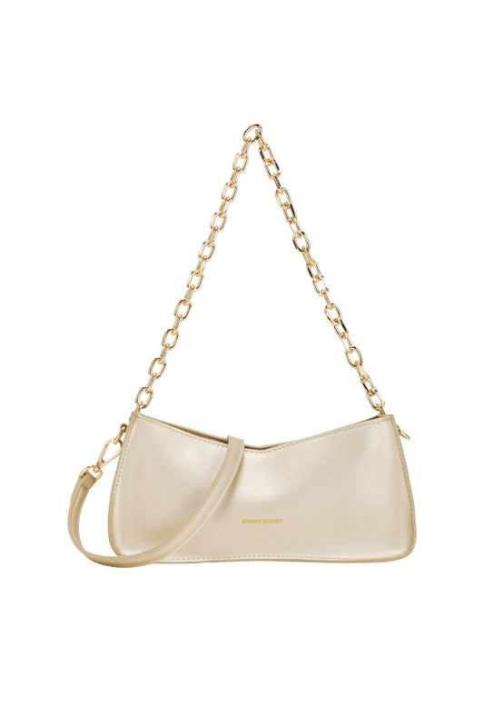 Chain Baguette Bag Gold