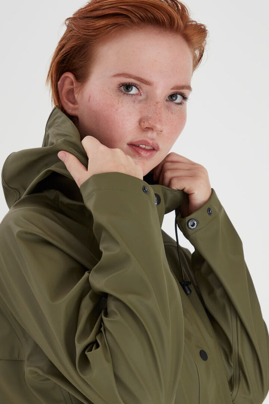 Tazi Rain Mac Khaki