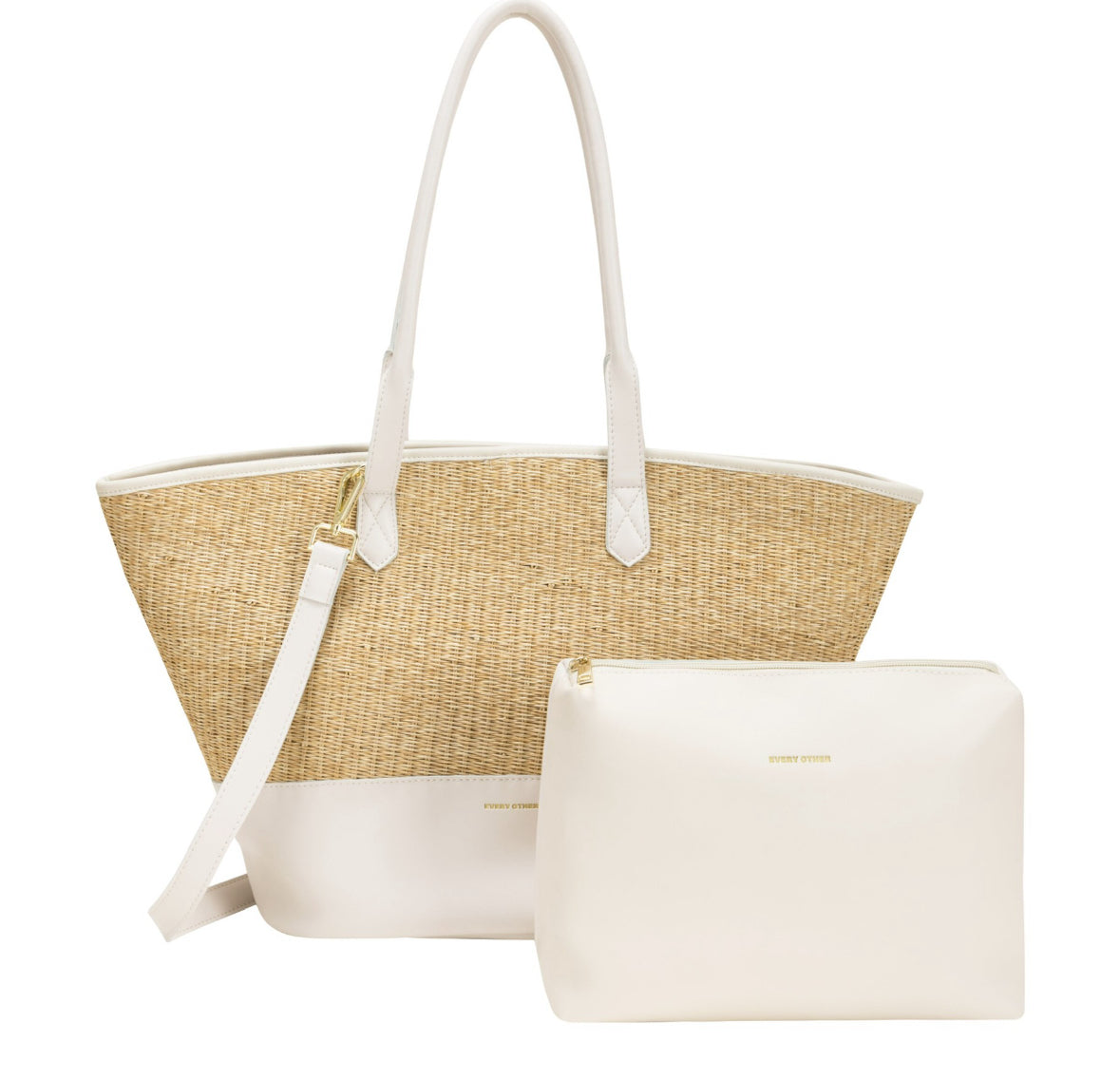 Twin Strap Bag White