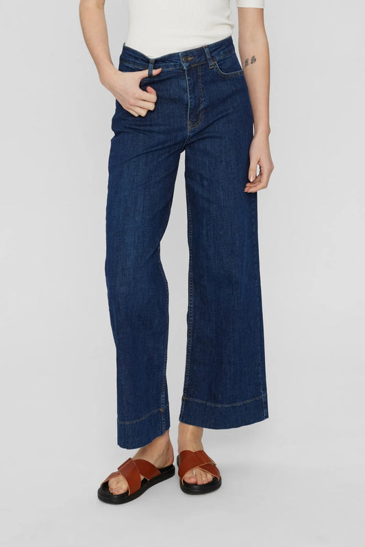 Paris Cropped Jean Dark Blue