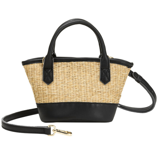 Twin Strap Grab Bag Black