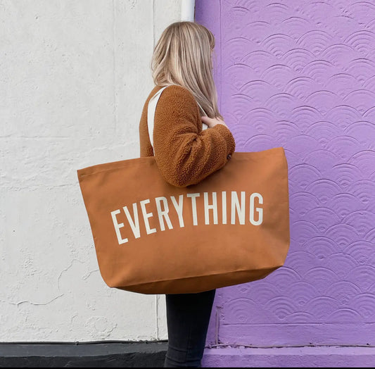 Everything - Really Big Tan Tote