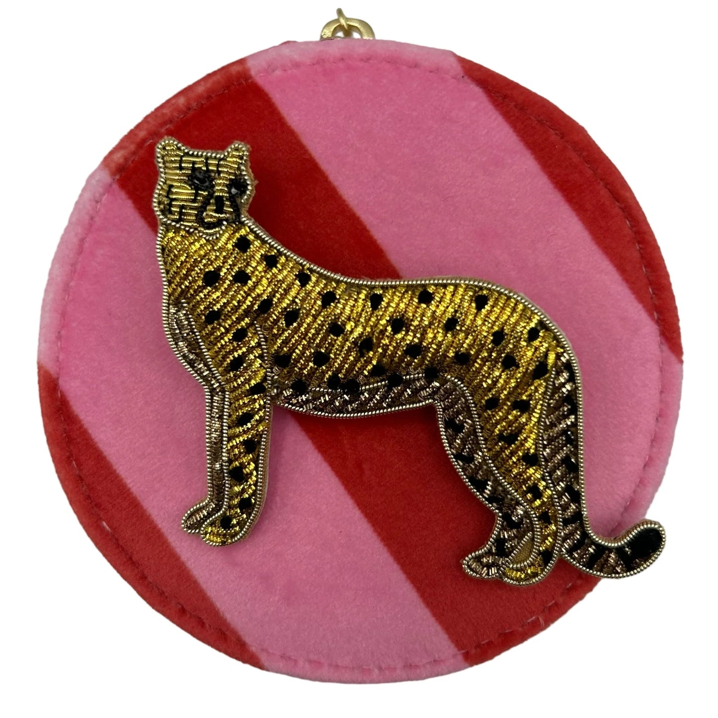 Cheetah Jewellery Pot