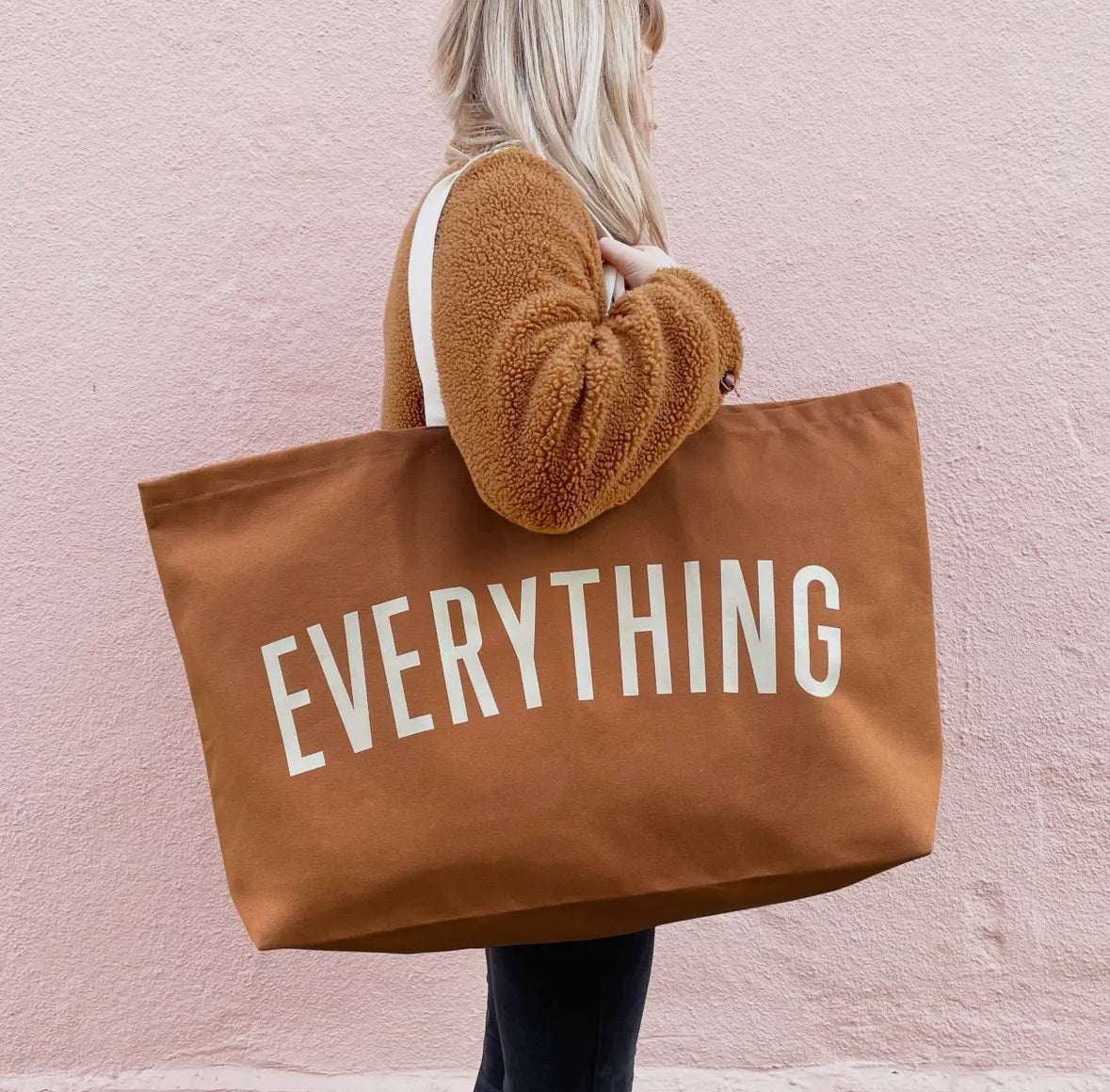 Everything - Really Big Tan Tote