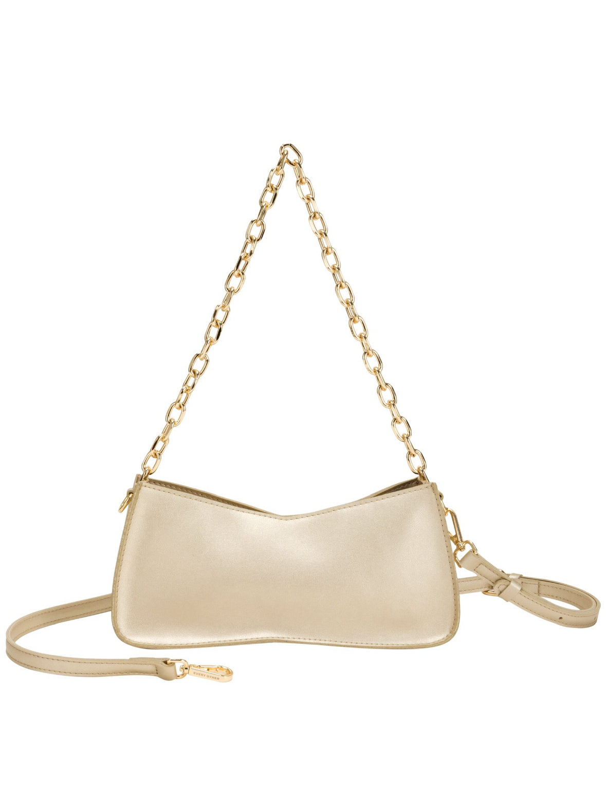 Chain Baguette Bag Gold