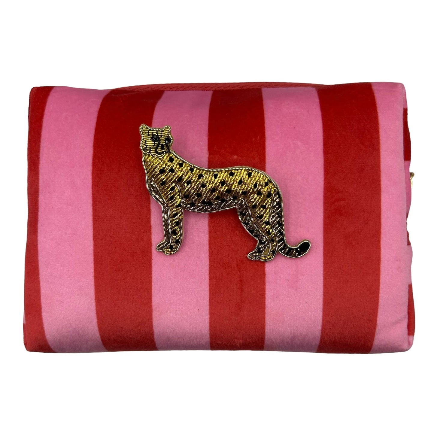 Cheetah Make Up Bag Large