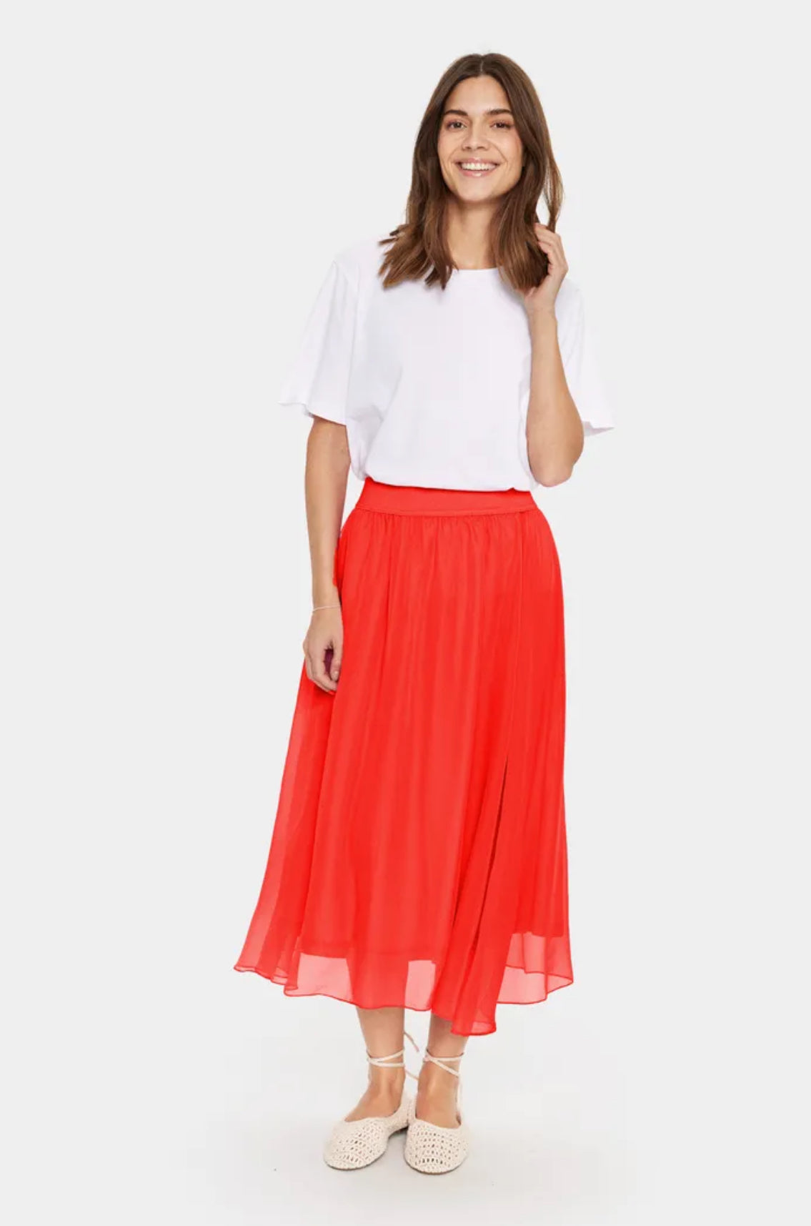 Coral skirt Flaming Scarlett