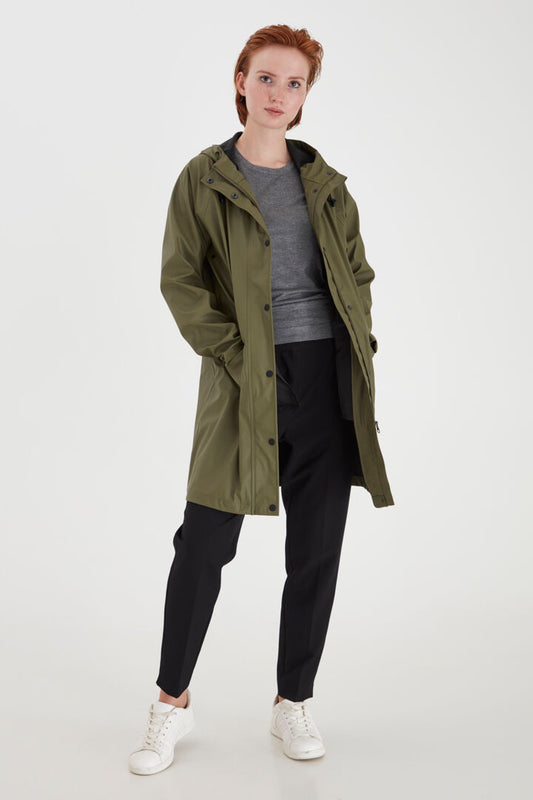 Tazi Rain Mac Khaki