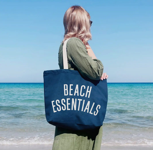 Beach Essentials Tote Bag