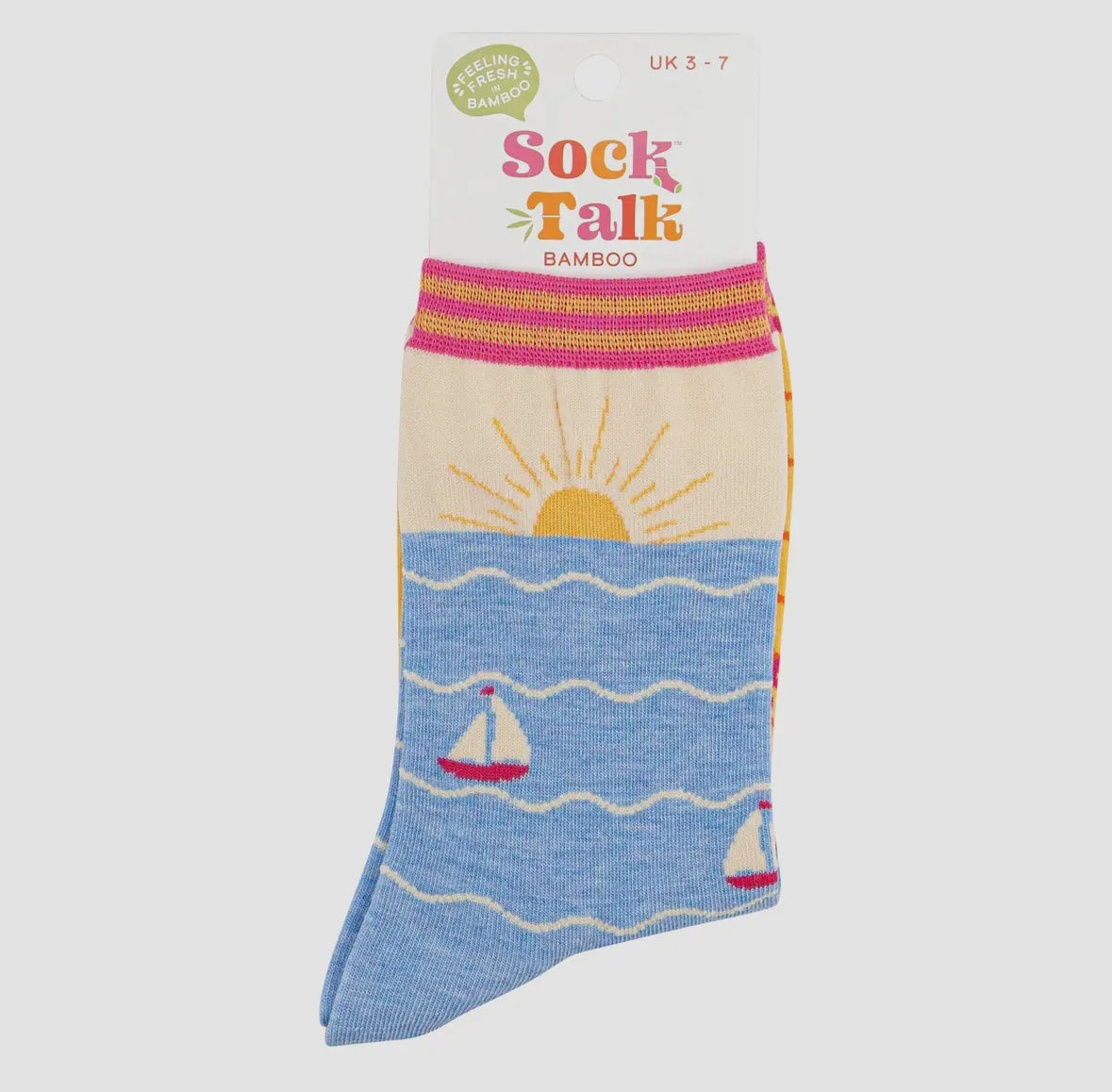 Beach Sunset Bamboo Socks