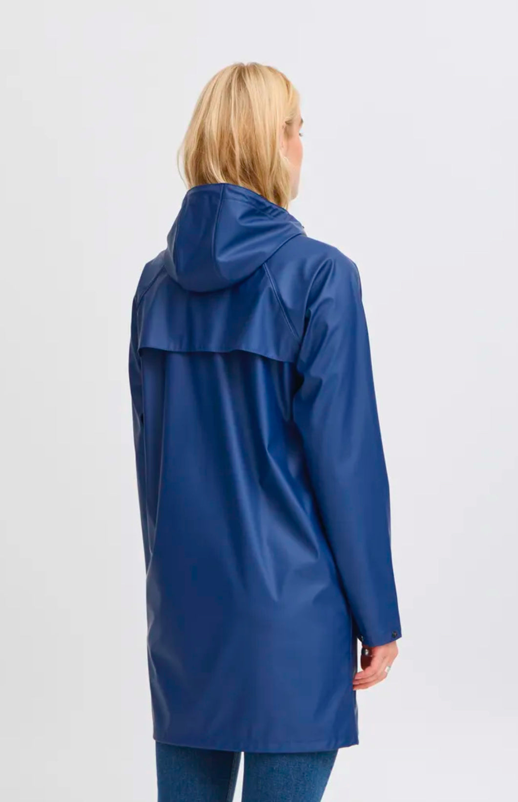 Tazi Rain Mac Medieval Blue