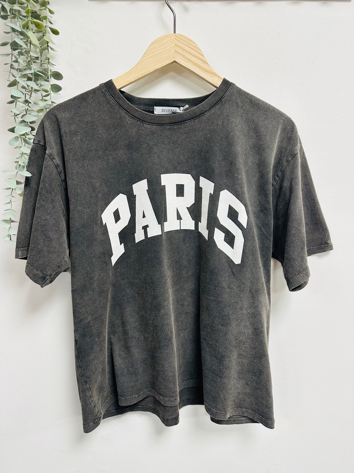 Paris T-Shirt Charcoal