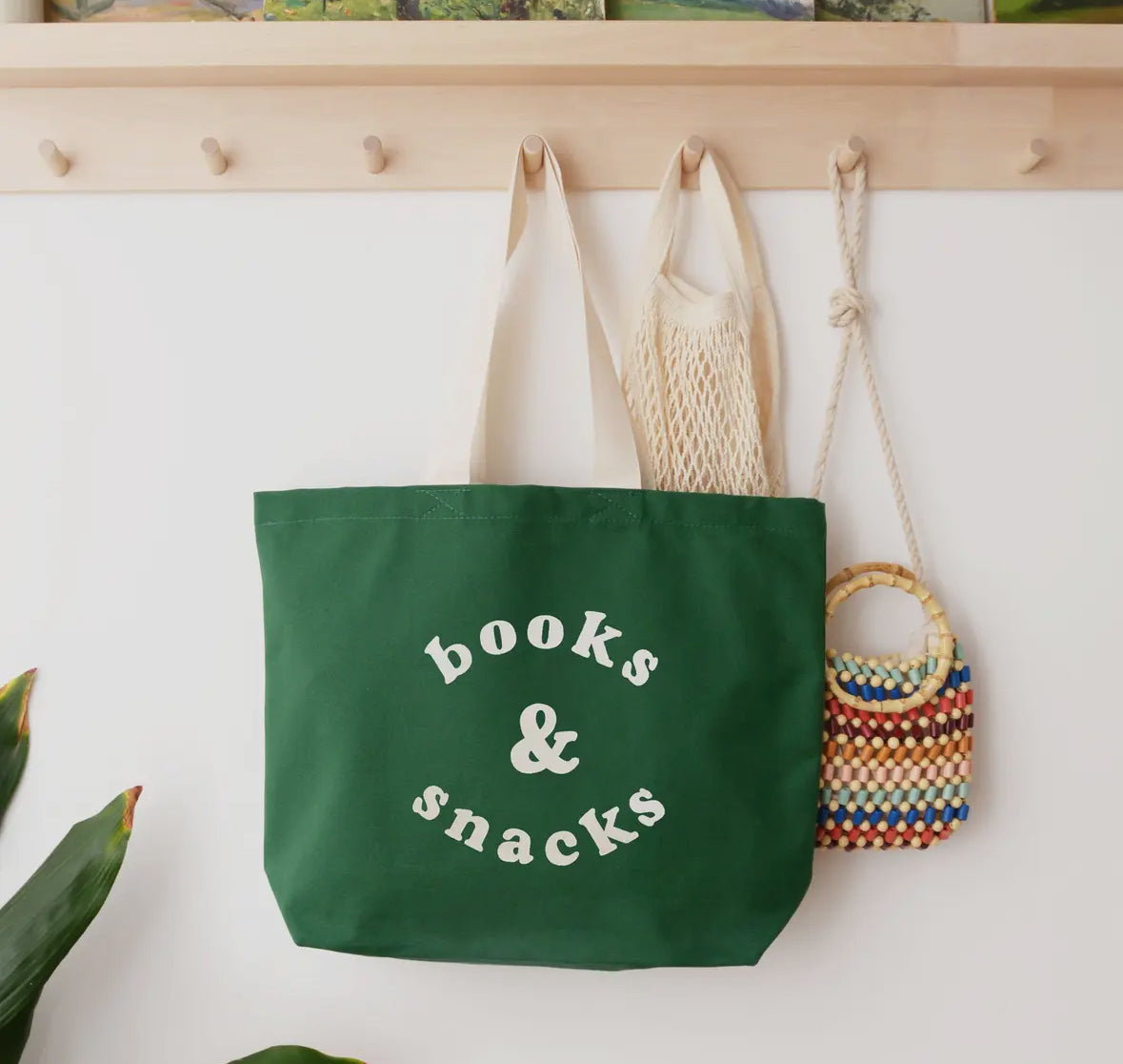 Books & Snacks Tote