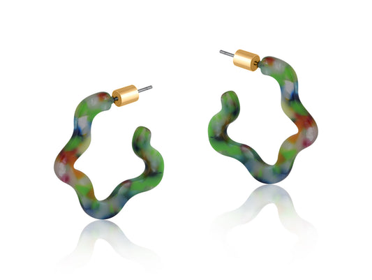 Erica Squiggle Earrings