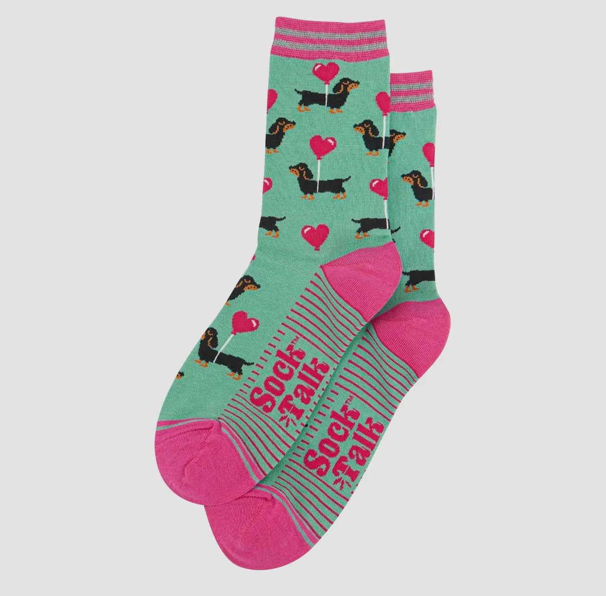 Sausage Dog Balloon Bamboo Socks