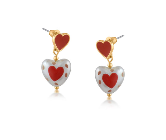 Heart earrings