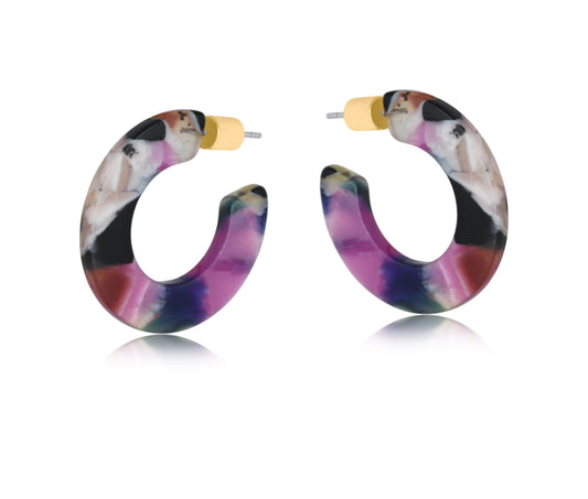 Camille Hoops Purple