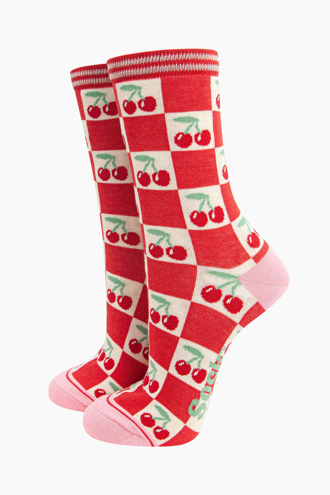 Cherries Bamboo Socks