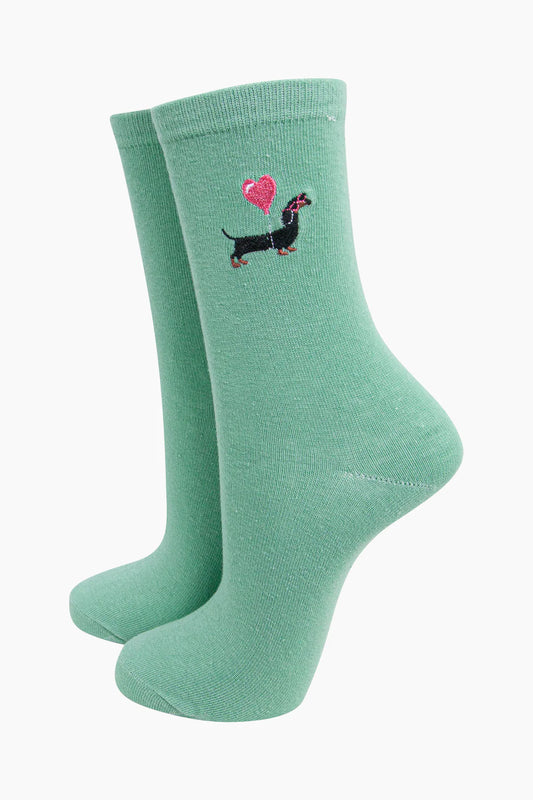 Sausage Dog Cotton Socks